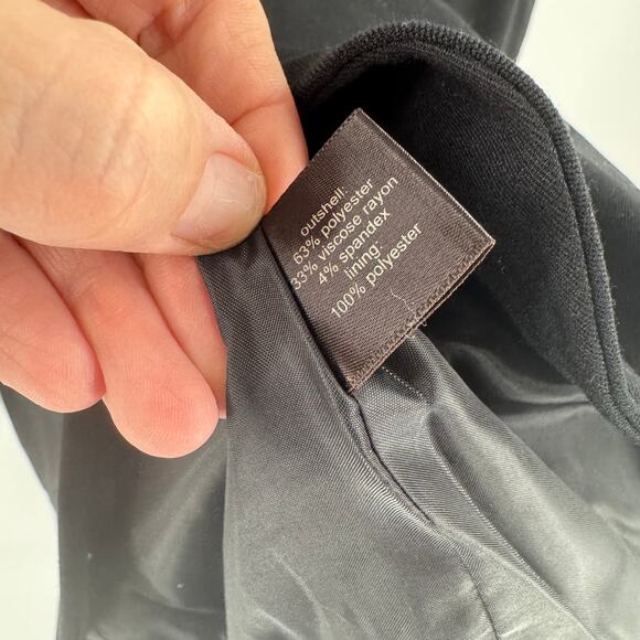 The Limited Collection Black Blazer M | 3-Button Classic Work Career Jacket - Picture 4 of 6